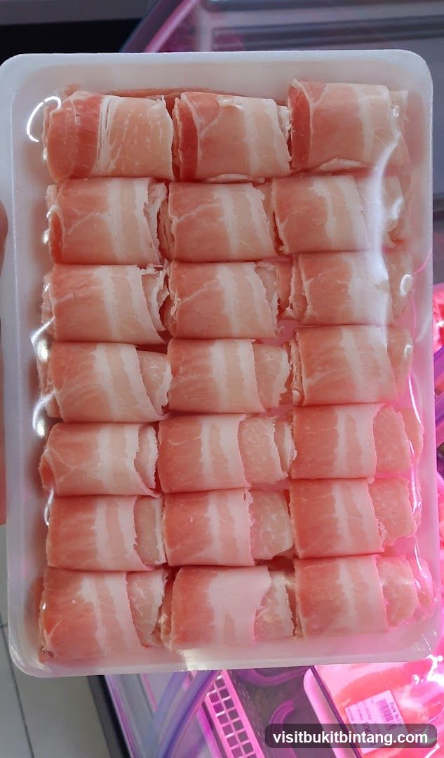 Packaged Pork Belly Slices