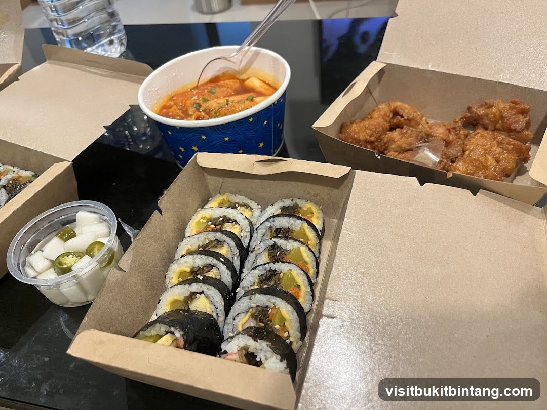 Korean Takeout Meal
