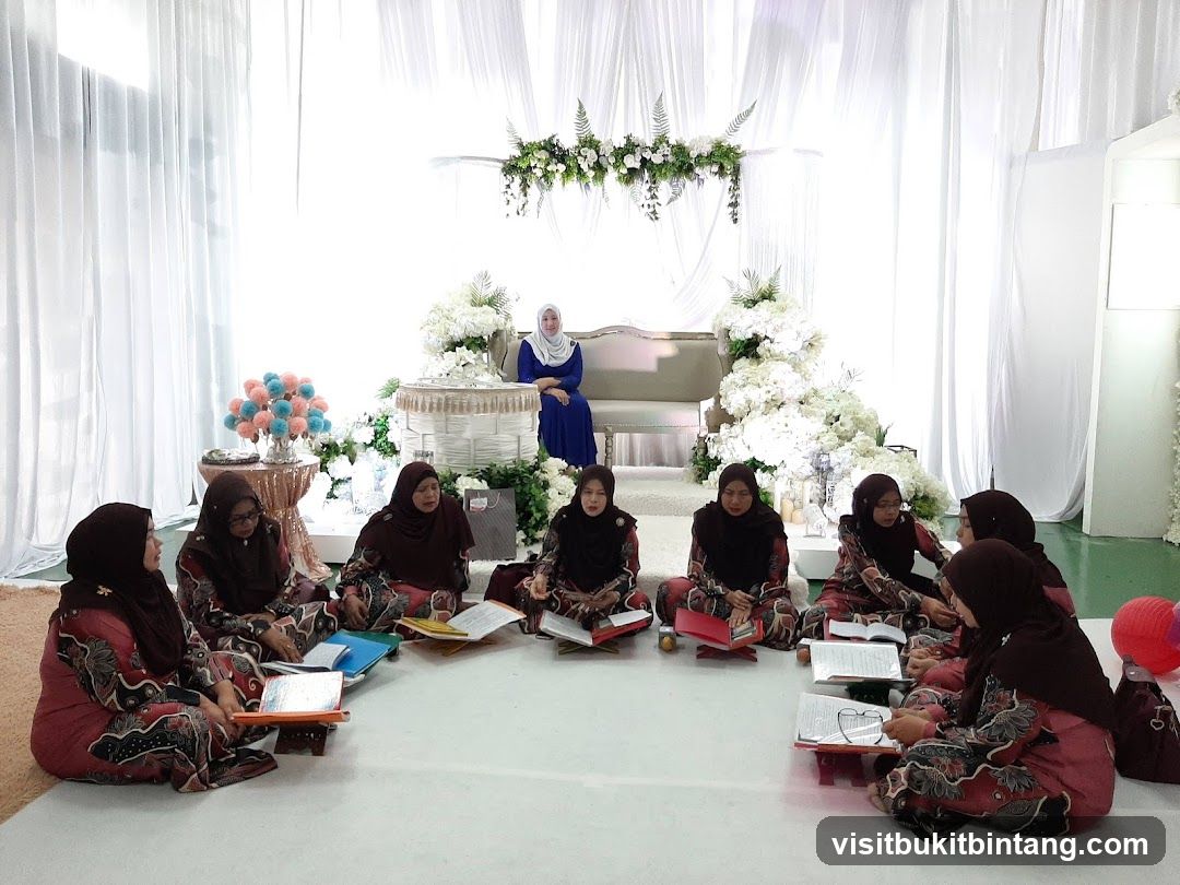 Group of women gathered for a religious ceremony