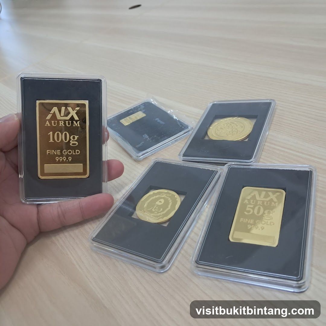 Gold Bars and Coins