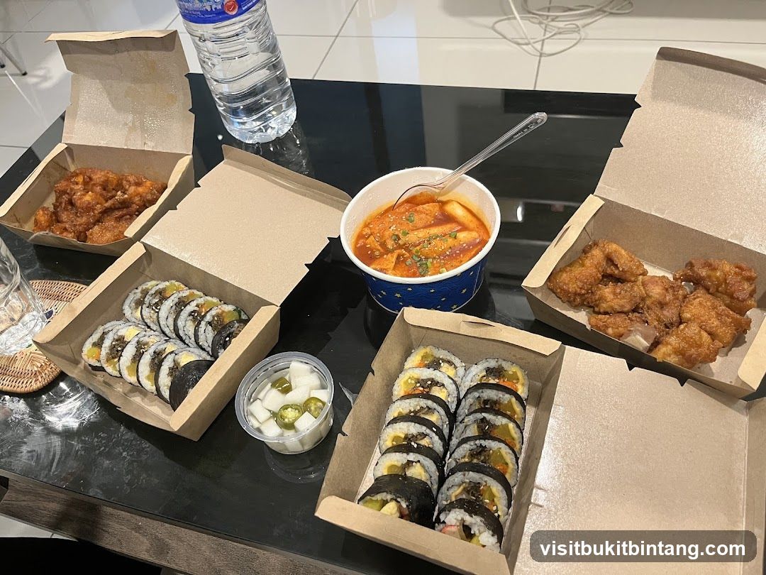 Korean Food Spread