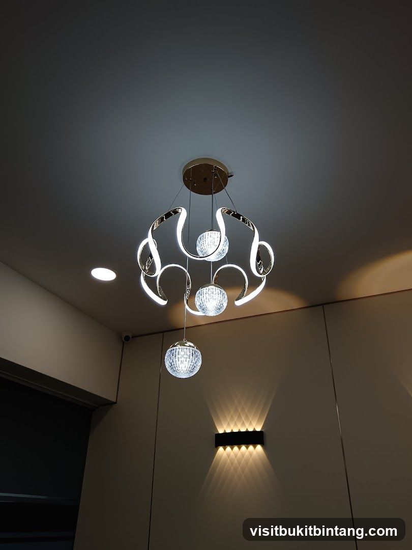 Modern Chandelier and Wall Sconce