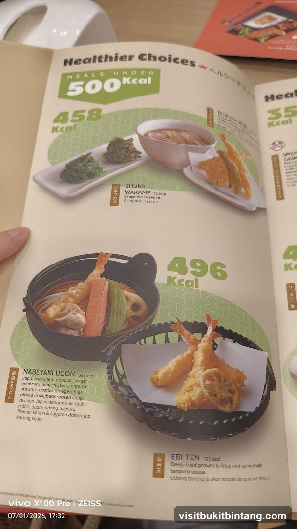 Healthier Choices Meals Under 500 Kcal