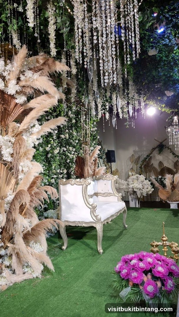 Ornate Seating Area with Floral Decor
