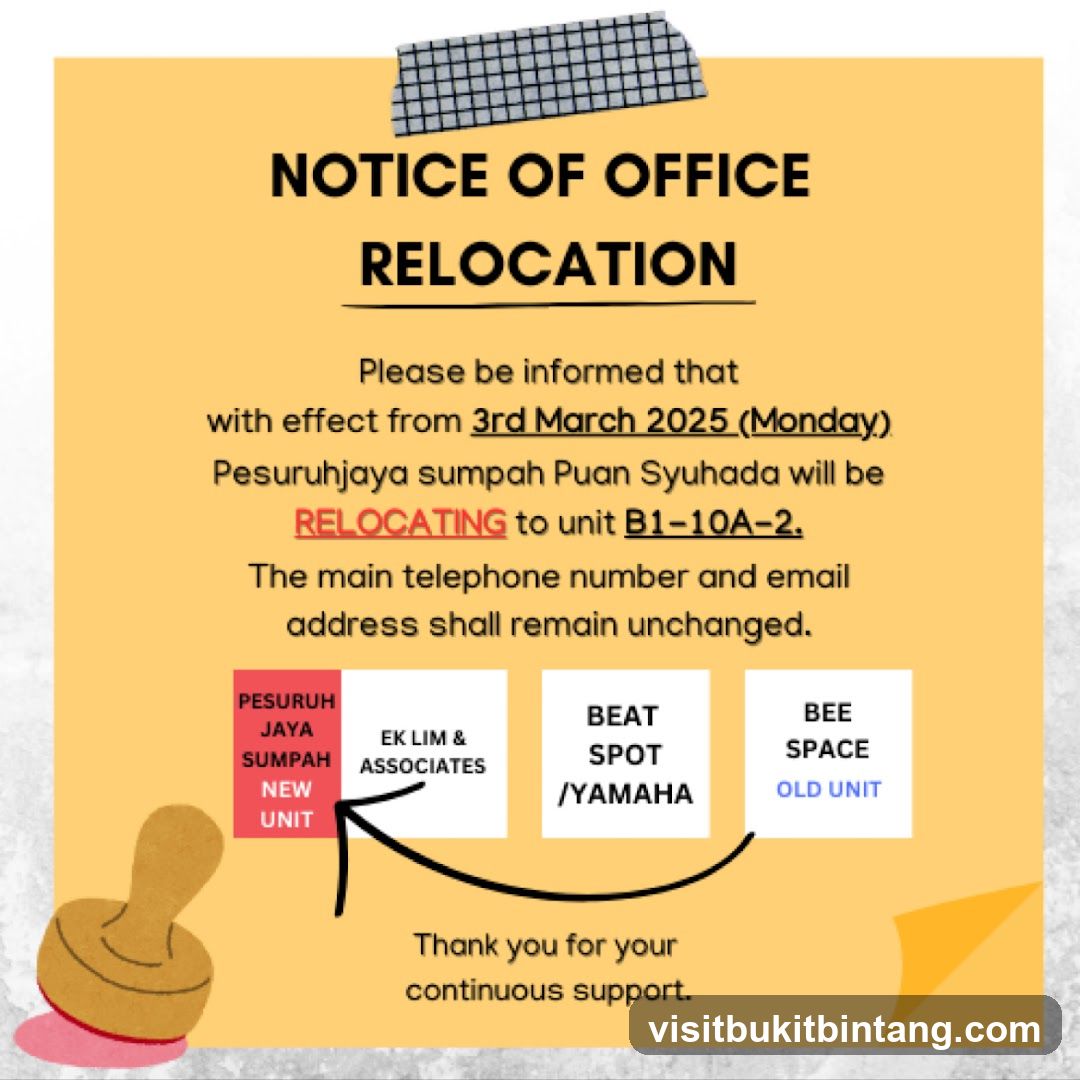 Notice of Office Relocation