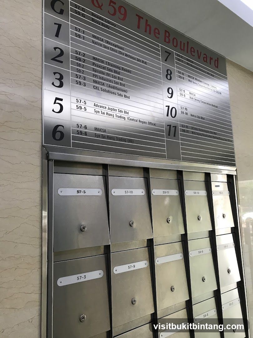 Building Directory and Mailboxes