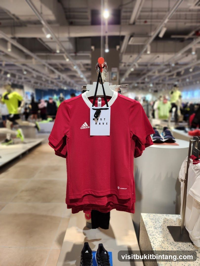 Red Adidas T-shirt