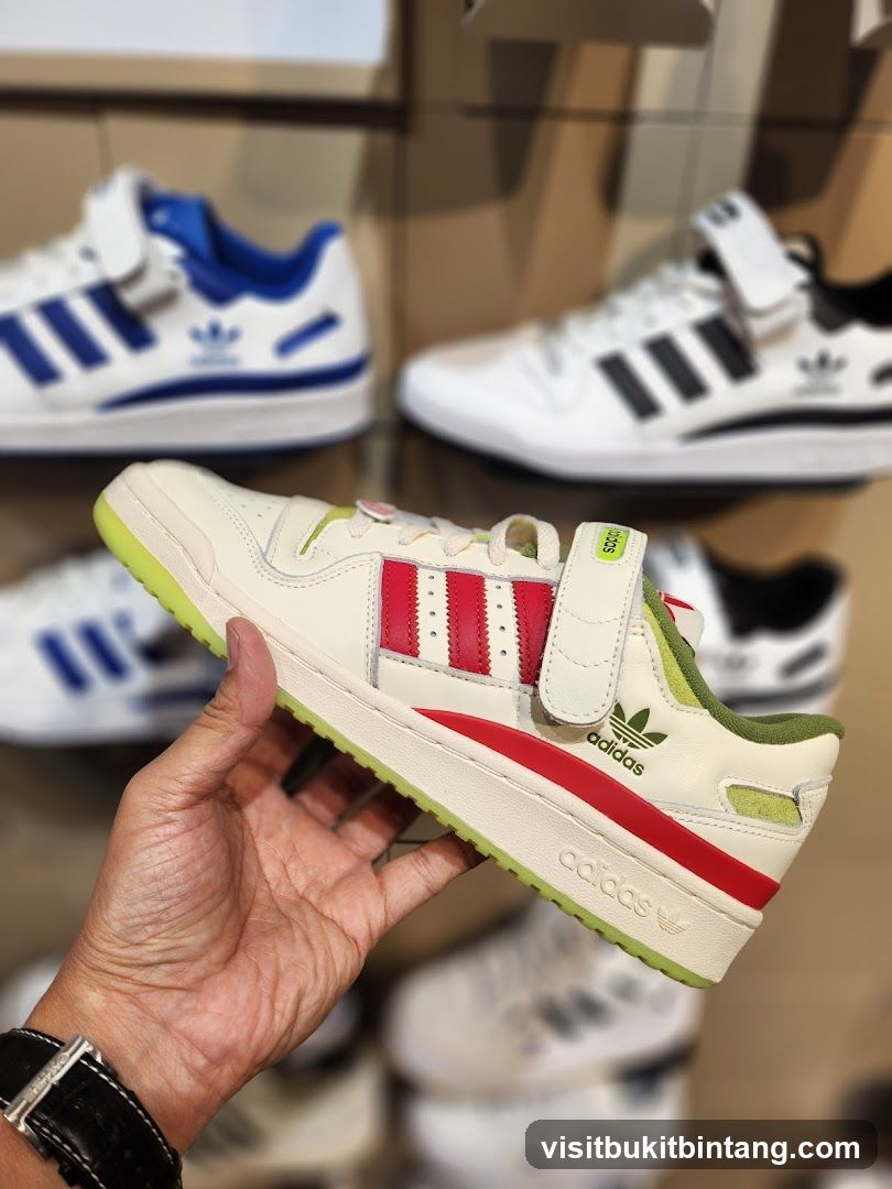 Adidas Shoes Display