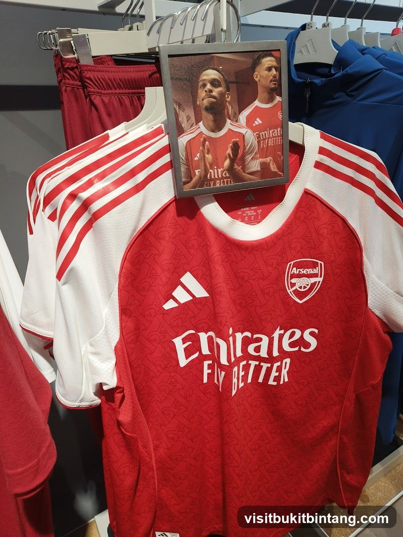 Arsenal Football Jersey Display