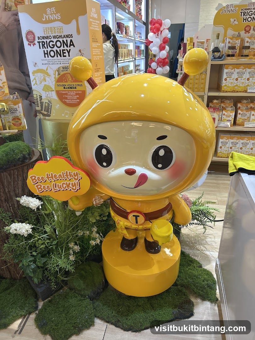 Bee Mascot Display