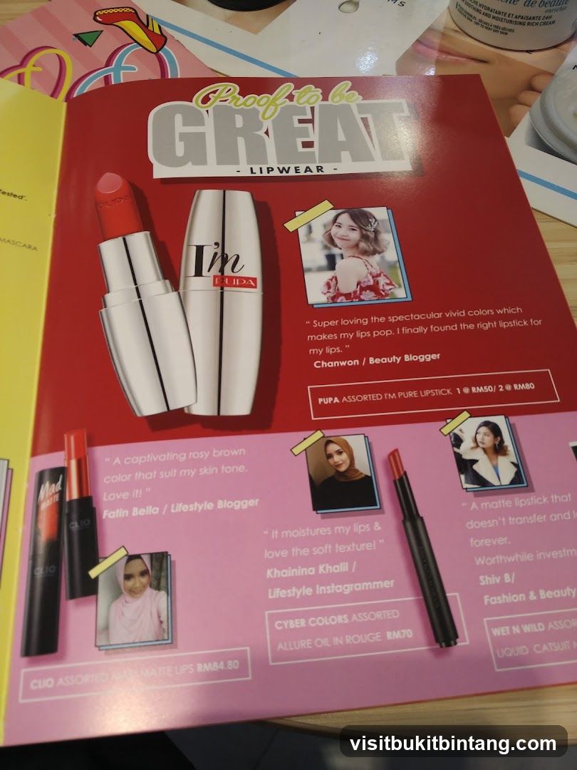 Lipwear Advertisement