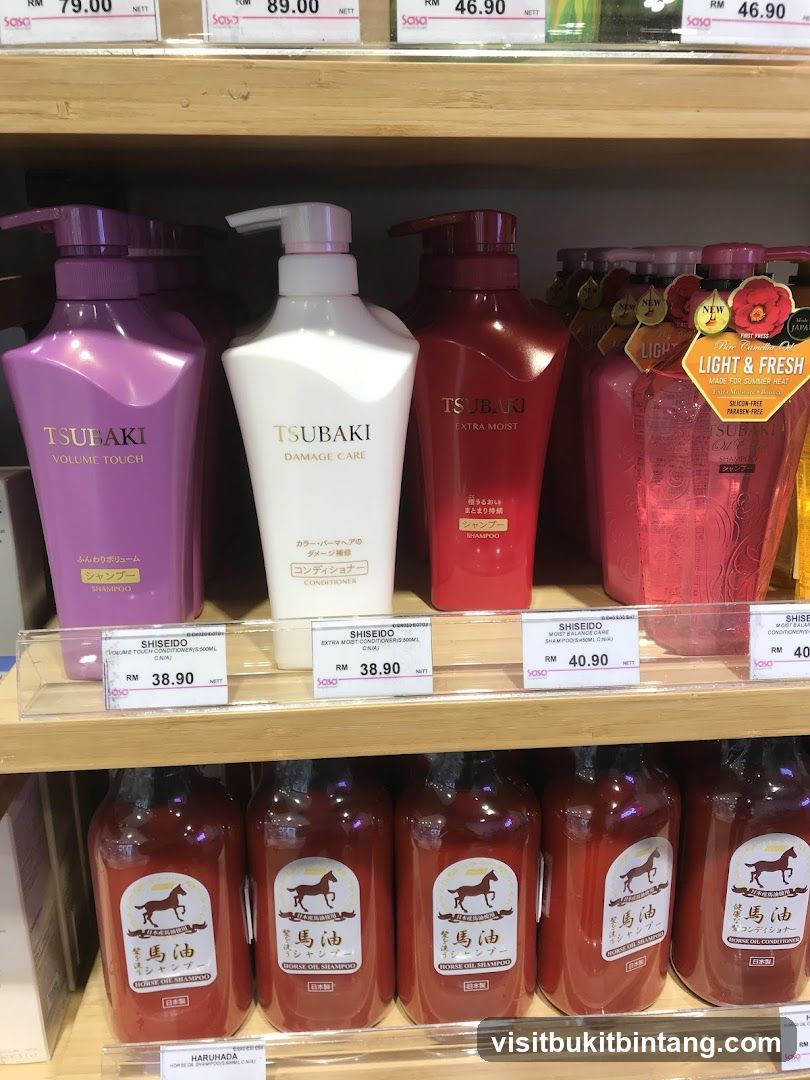 Shampoo and Conditioner Display