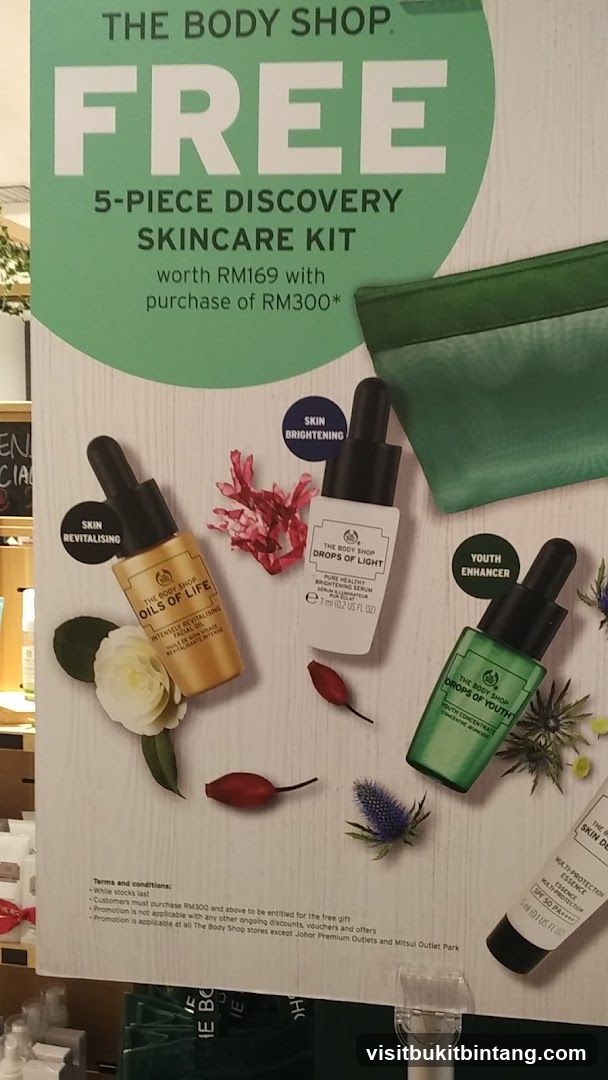 The Body Shop Free Skincare Kit Promotion