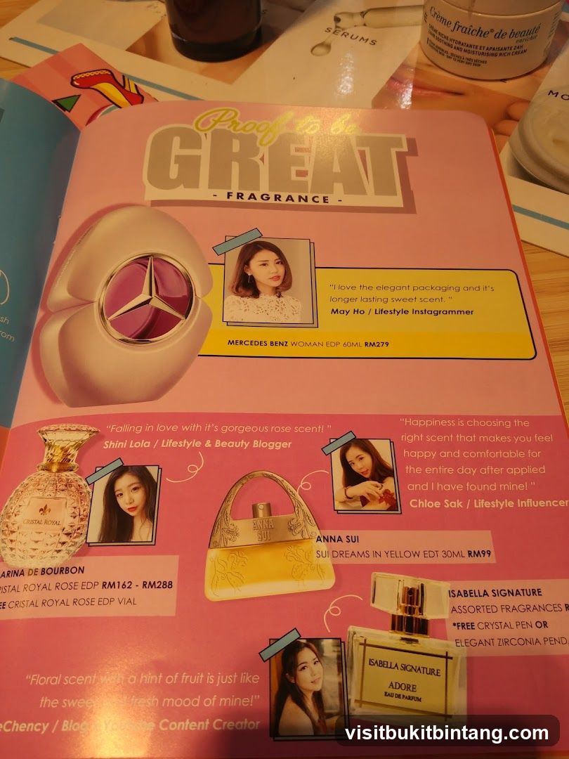 Fragrance Advertisement
