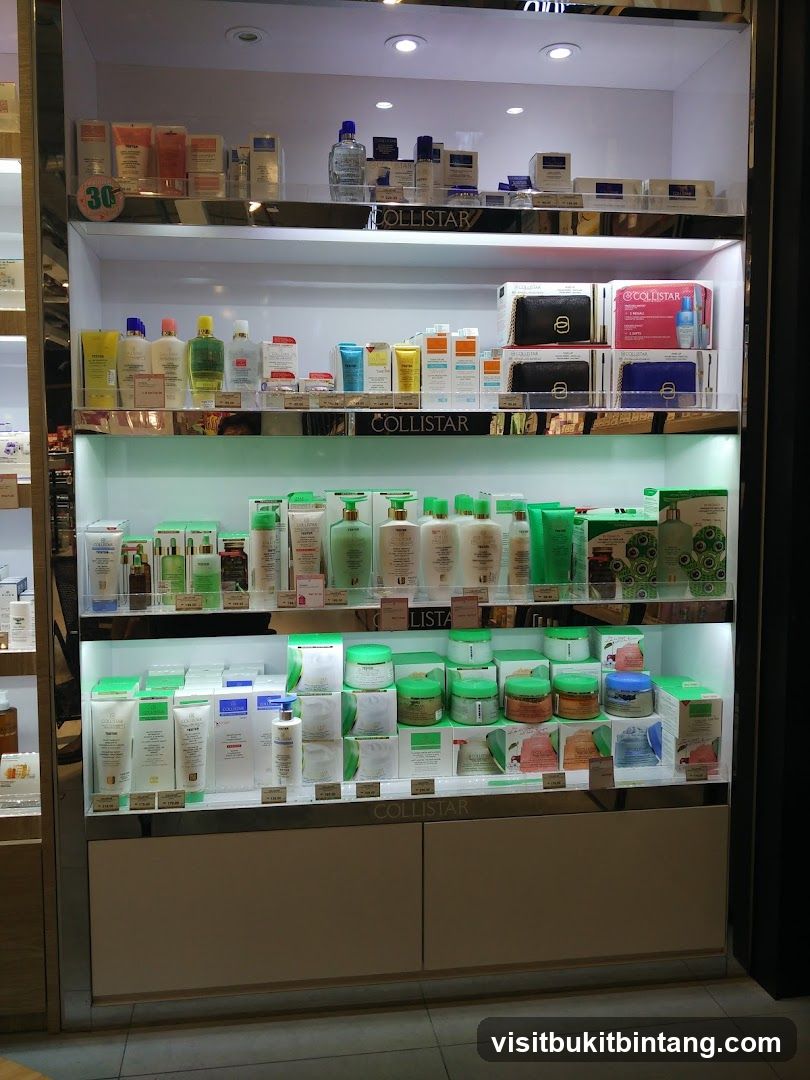 Skincare Products Display