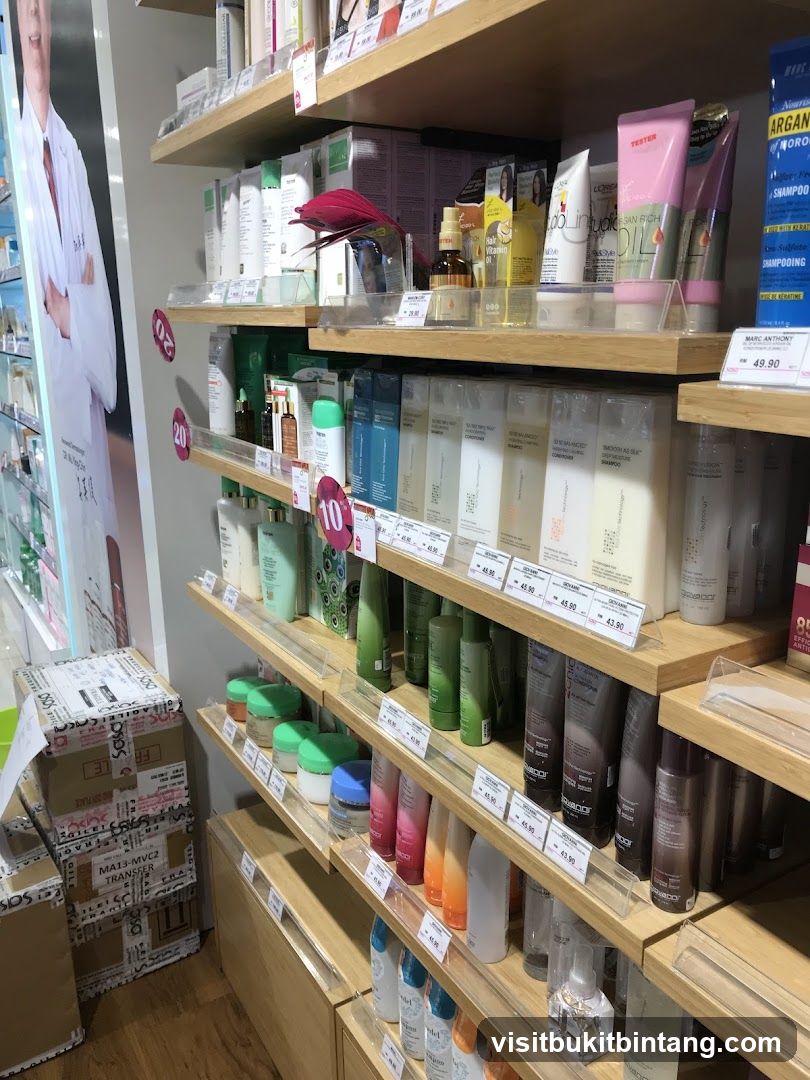 Cosmetics Store Shelves