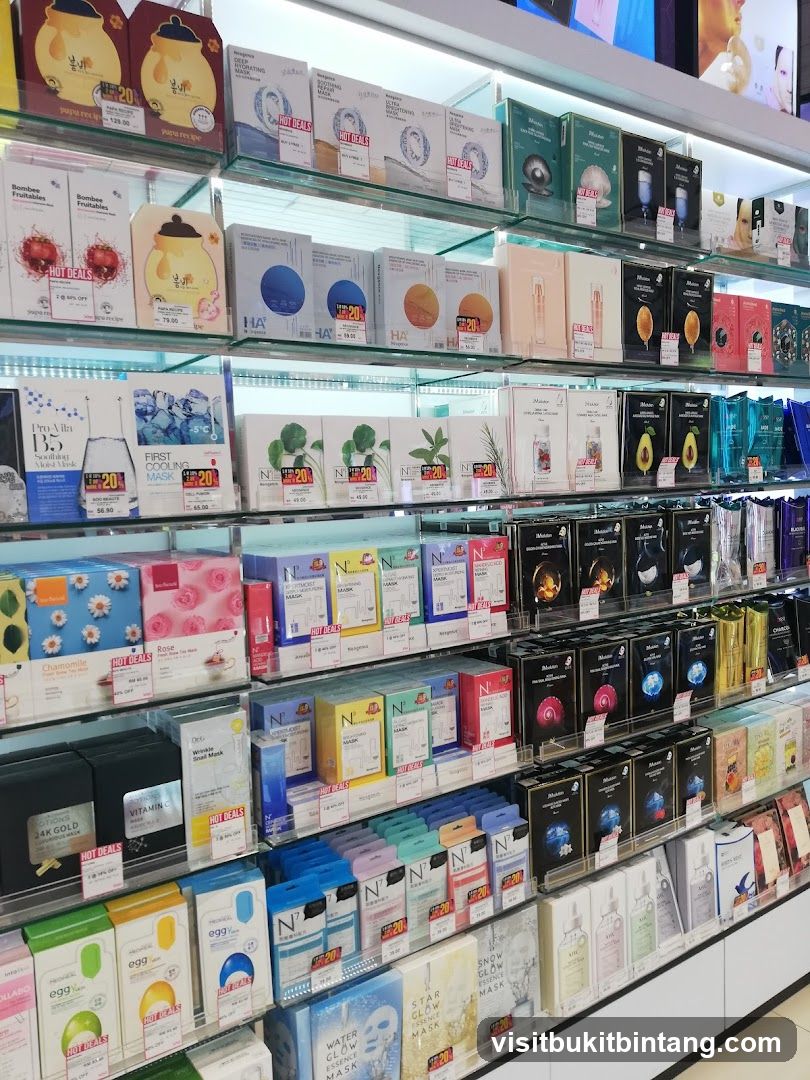 Skincare Products Display