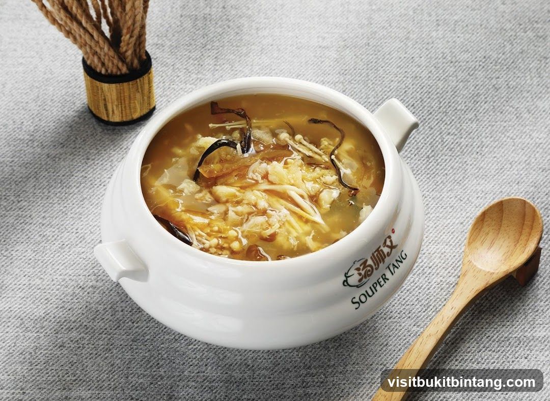 Soup in a bowl