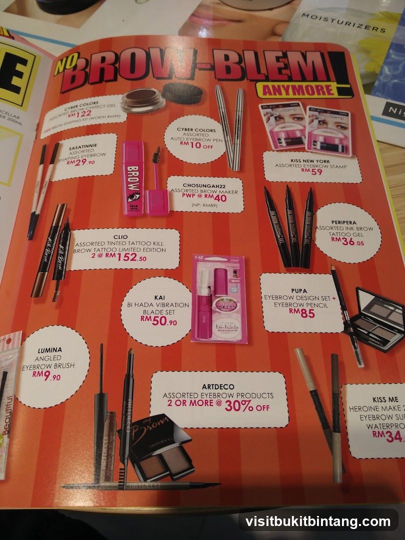 Eyebrow Products Advertisement