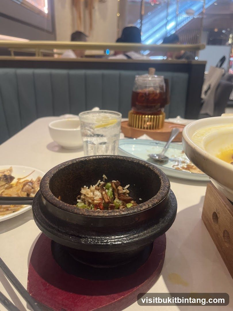 Table Setting with Food and Drink