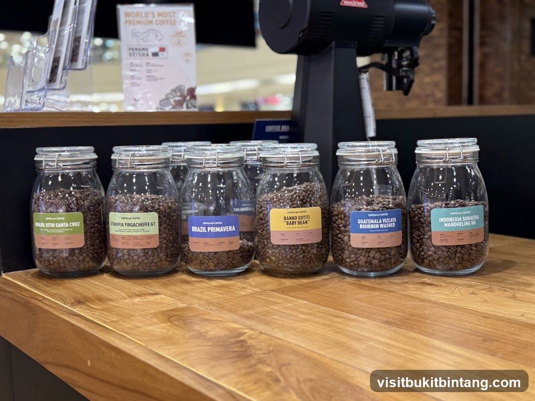 Coffee Beans Display