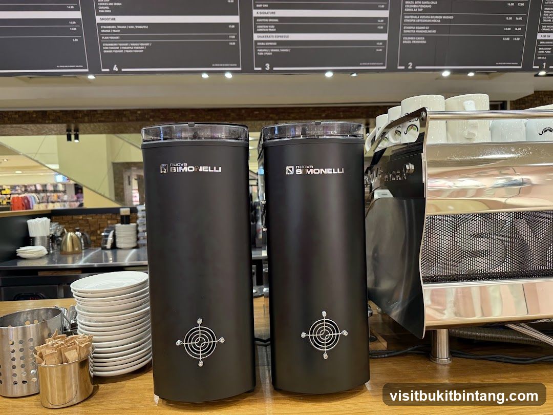 Coffee Grinders and Menu