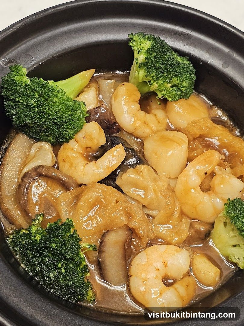 Seafood and Broccoli Hot Pot