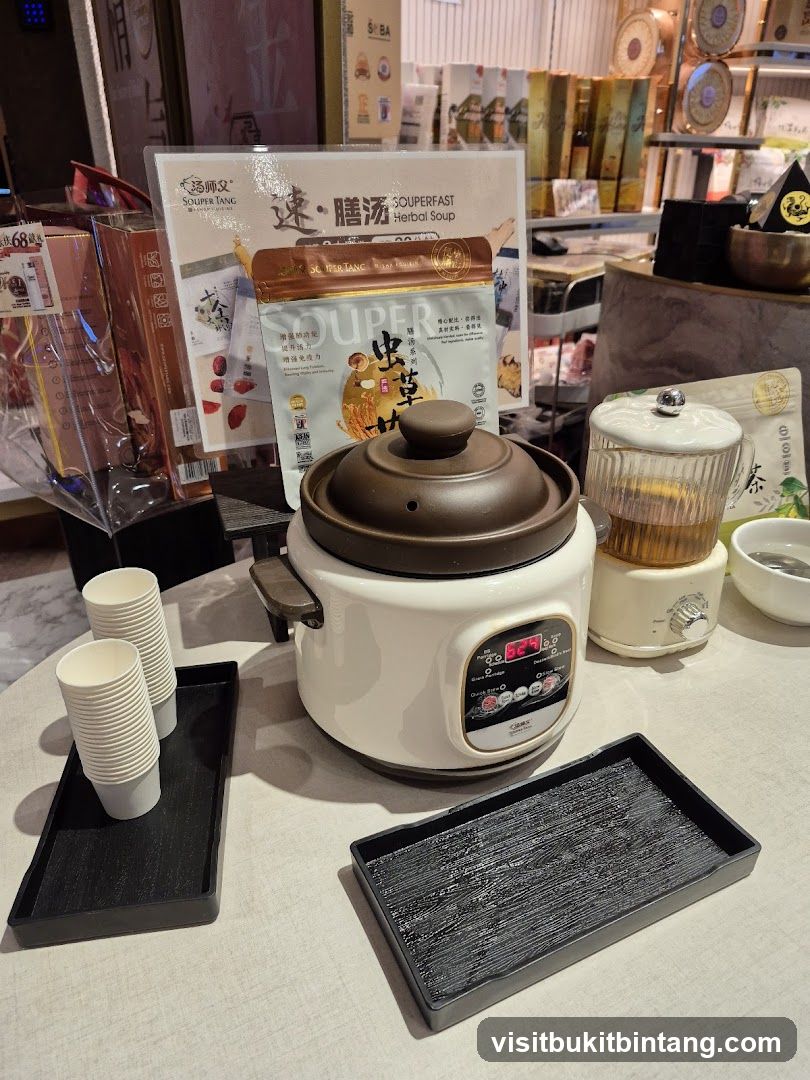 Herbal Soup Display
