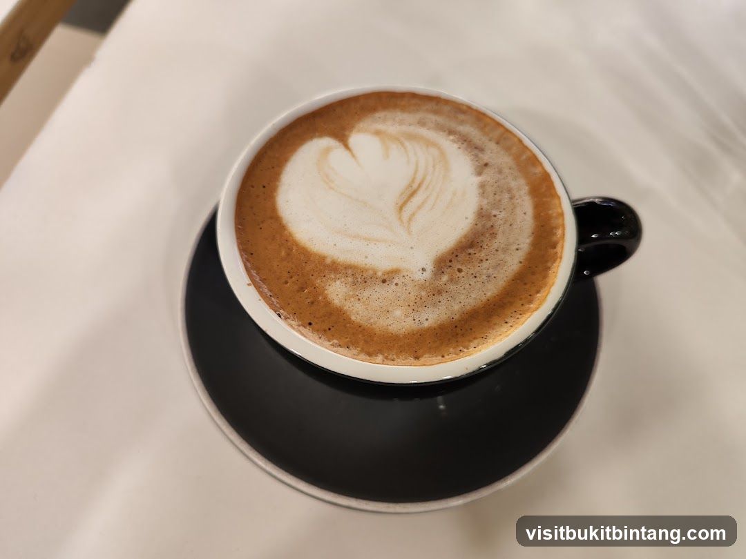 Latte with Heart Art
