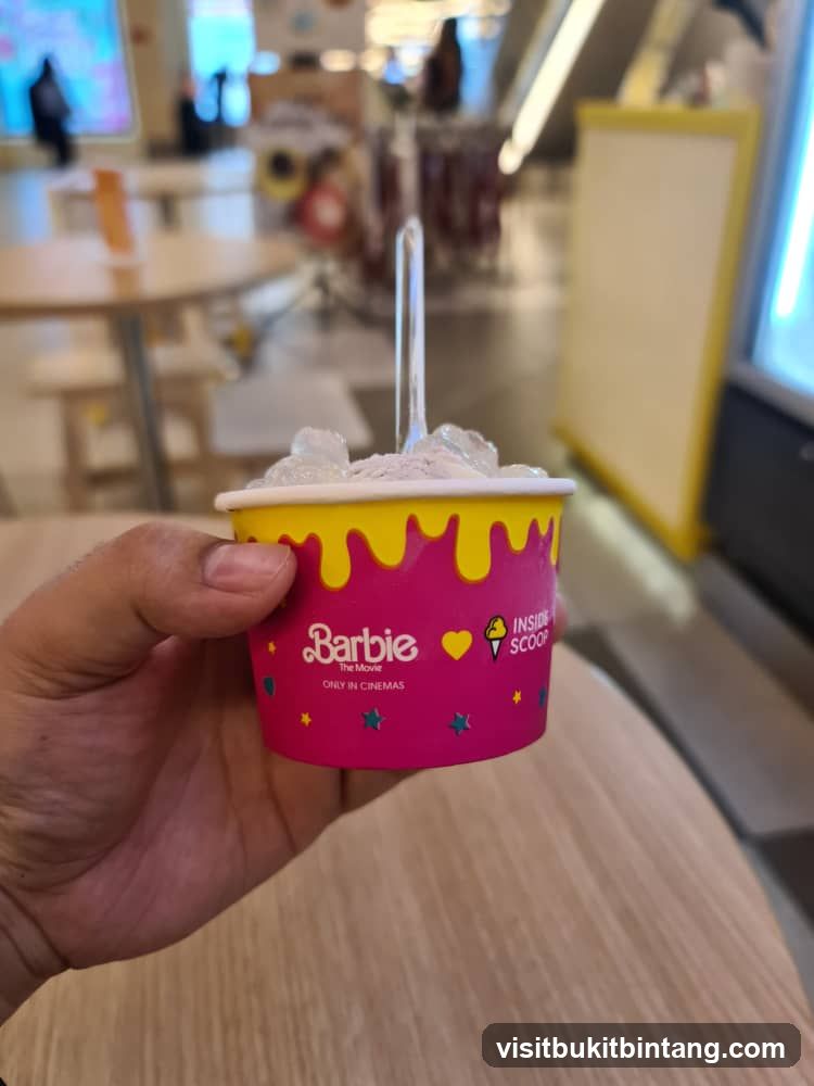 Barbie The Movie Ice Cream Cup