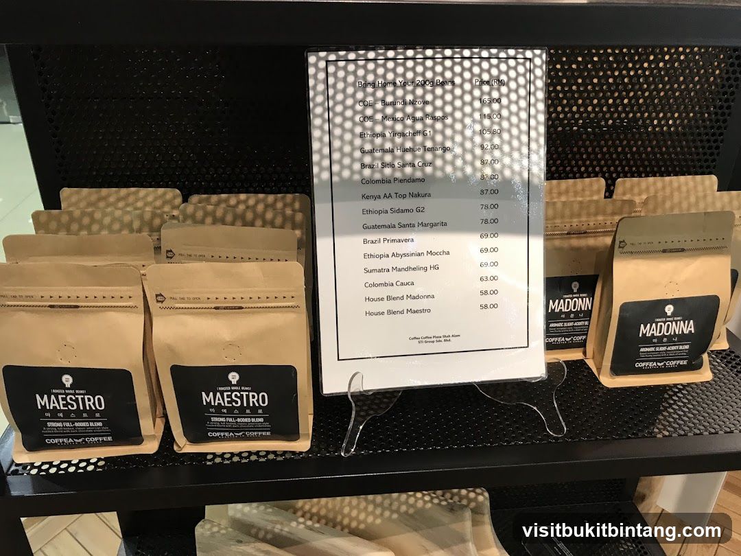 Coffee Beans Display