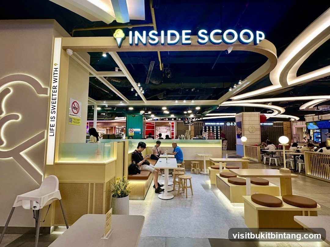 Inside Scoop Ice Cream Shop