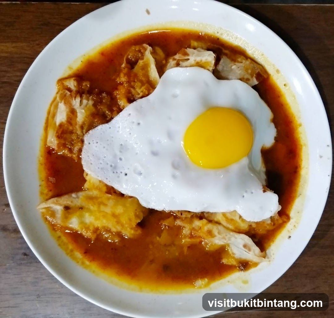 Roti Canai with Egg