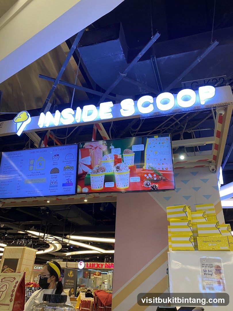 Inside Scoop Ice Cream Shop