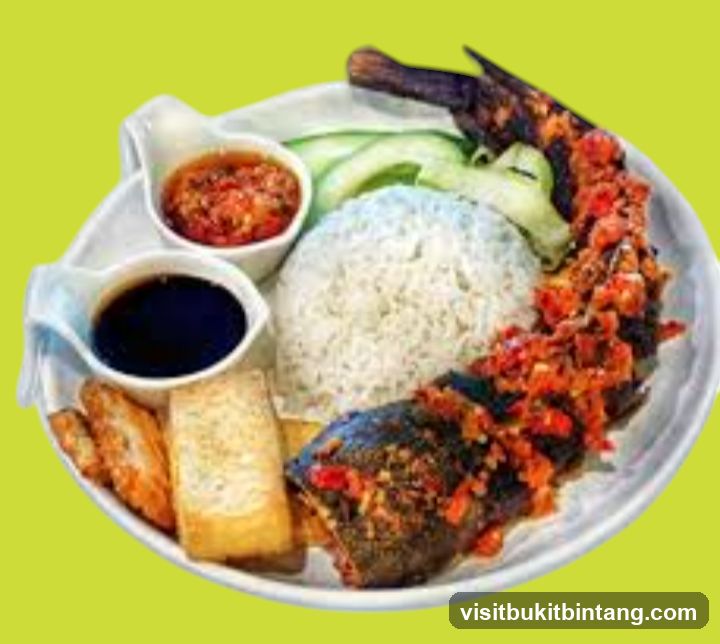 Grilled Fish with Rice and Sides