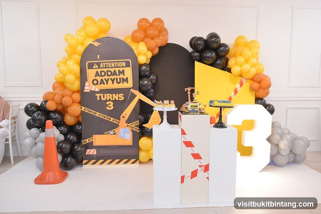 Construction Themed Birthday Party Decor