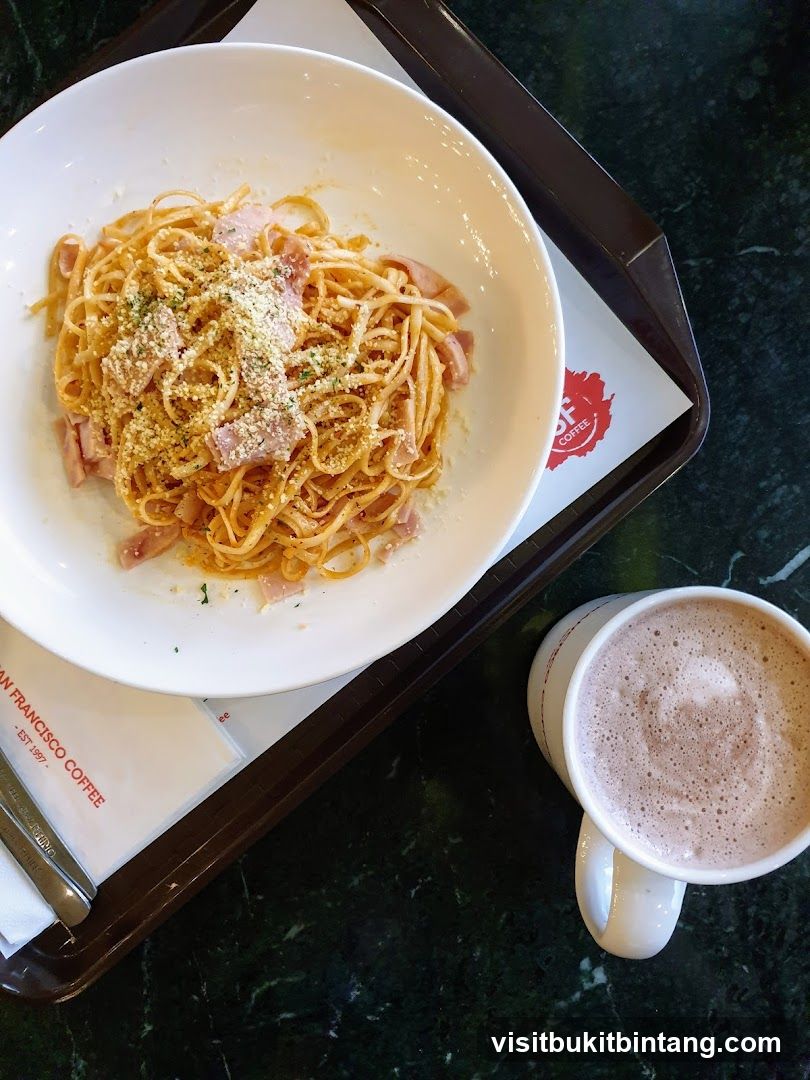 Pasta and Hot Chocolate