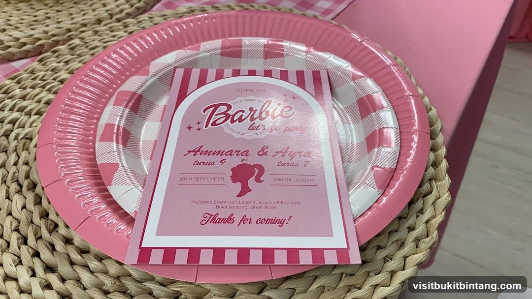 Barbie Birthday Party Invitation
