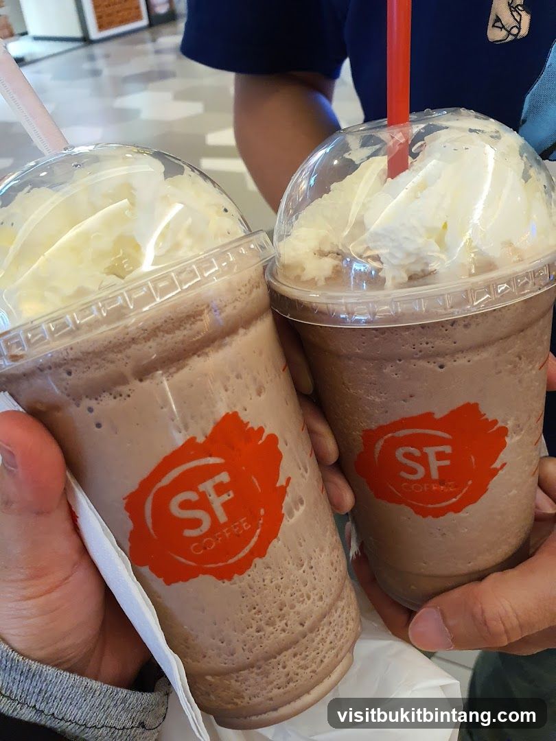 Two Chocolate Frappes