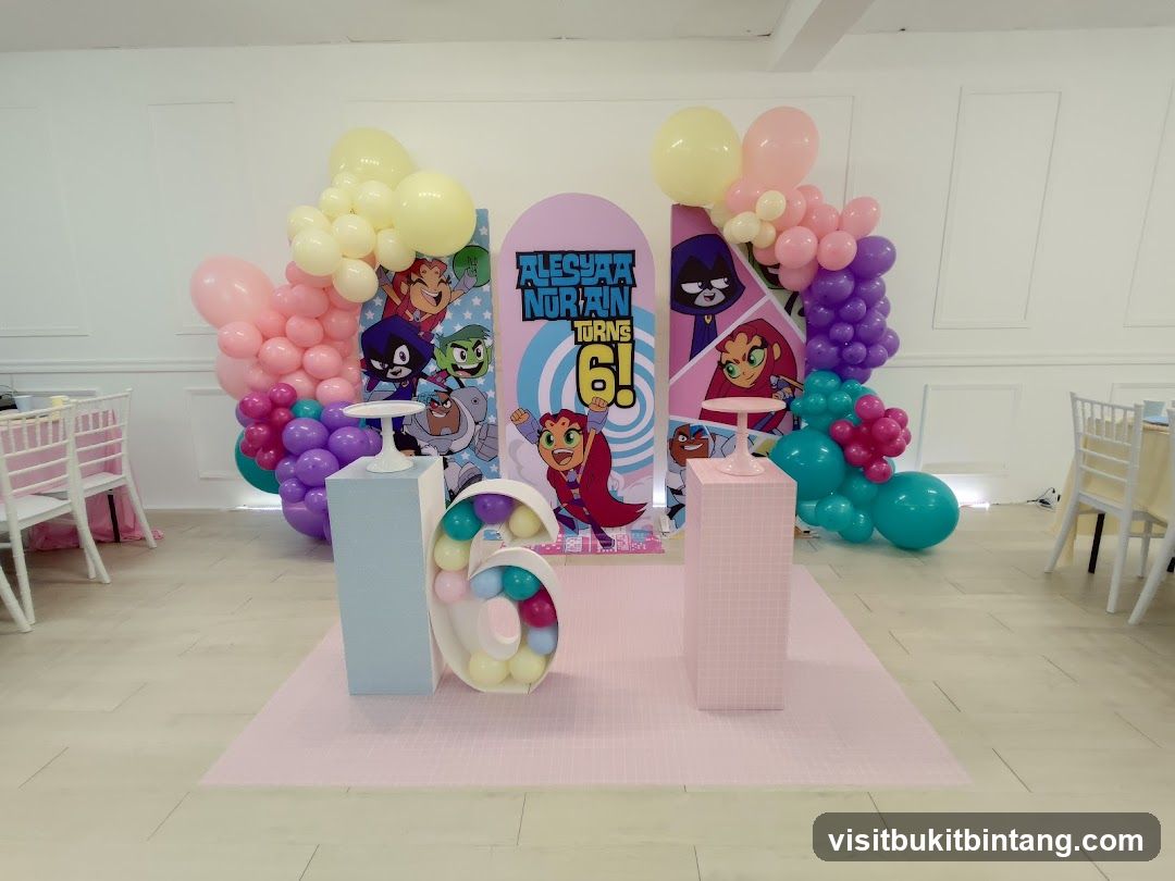 Teen Titans Birthday Decor