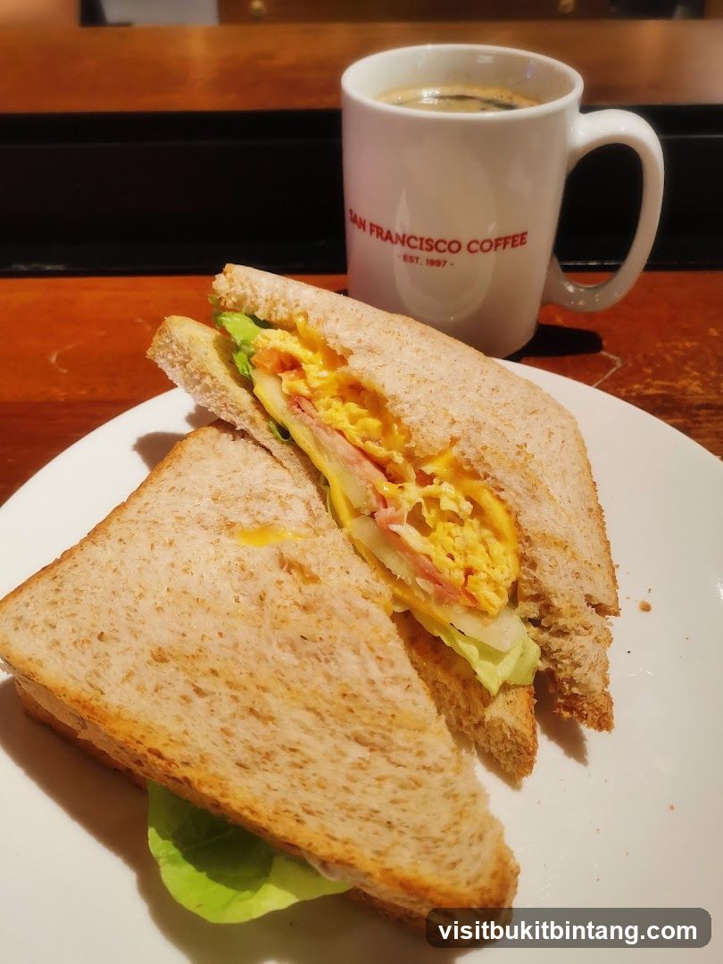 San Francisco Coffee Sandwich and Coffee