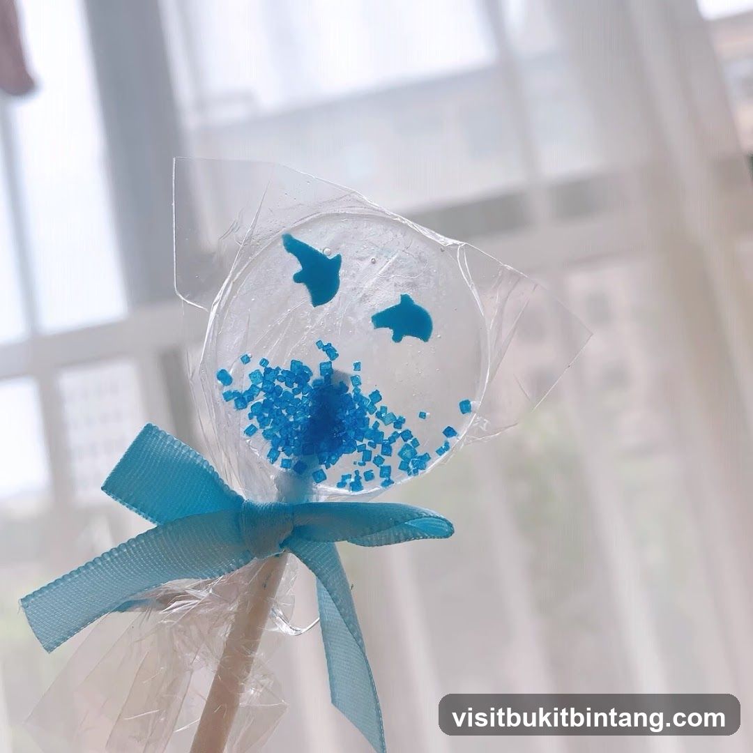 Blue Dolphin Lollipop