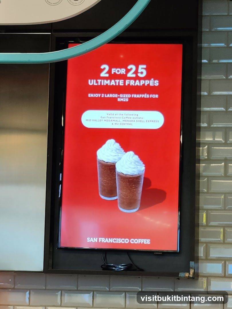 San Francisco Coffee Frappe Promotion
