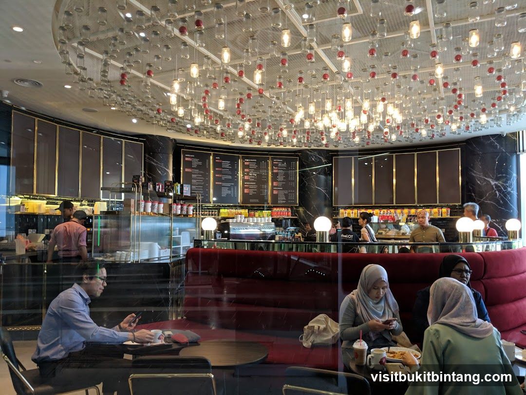 Cafe Interior with Patrons