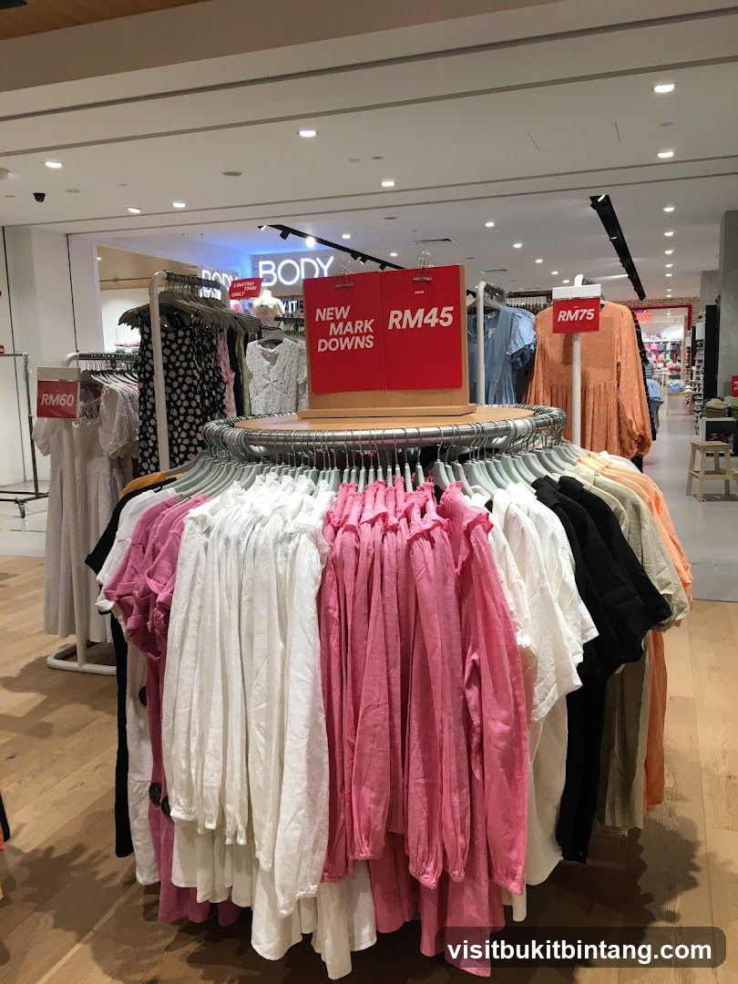 Clothing Sale Display