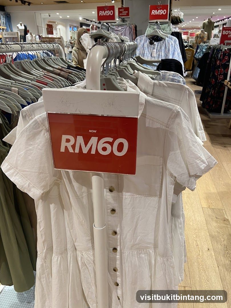 Clothing Sale Display