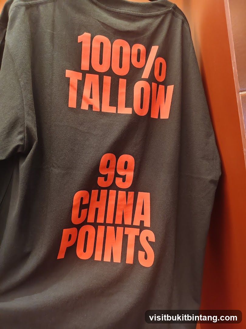 T-shirt with text