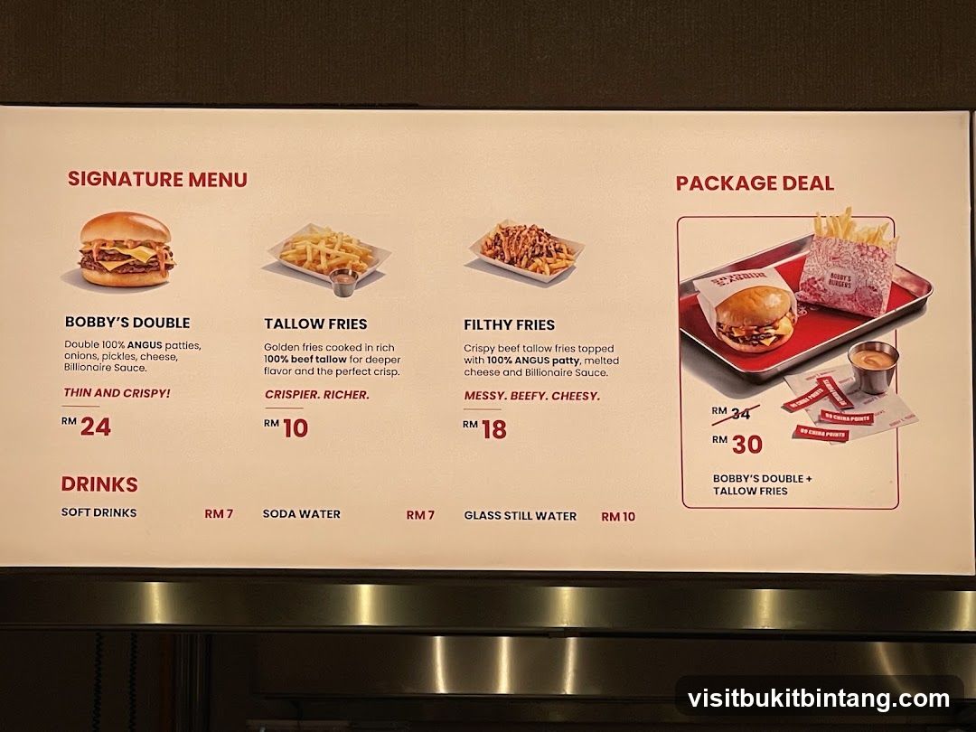 Signature Menu and Package Deal