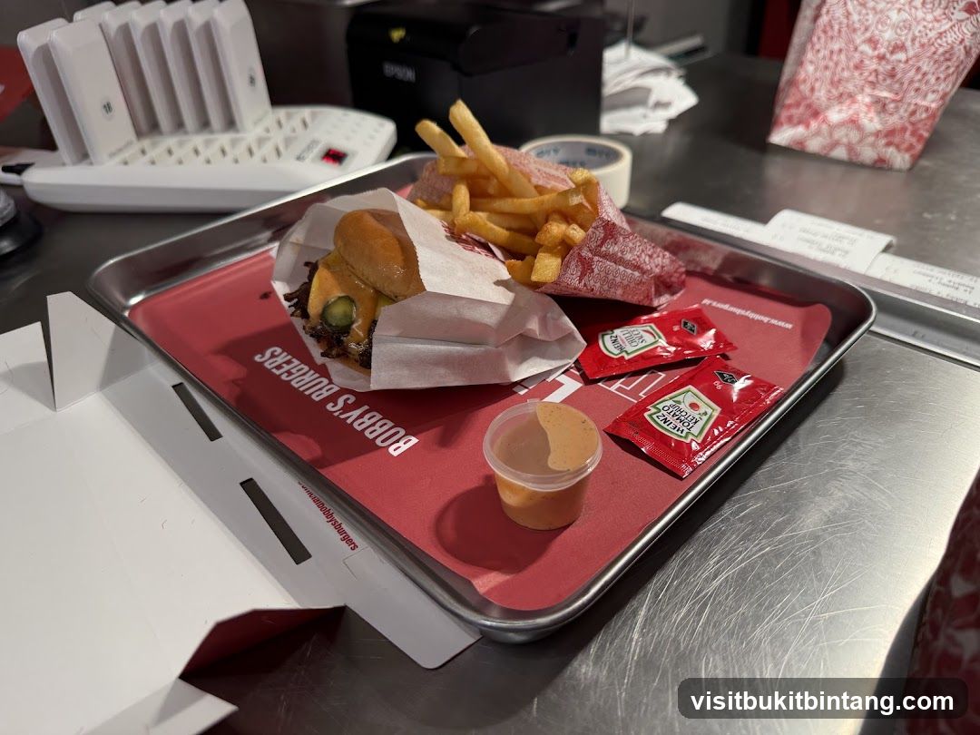 Burger and Fries