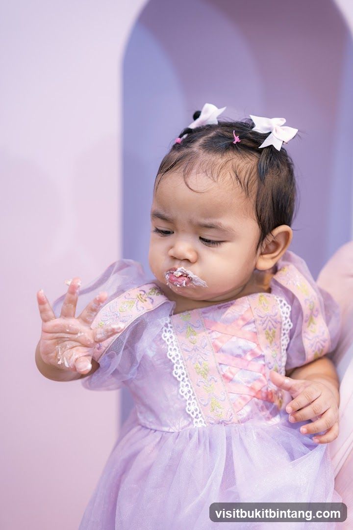 Baby with Cake on Face